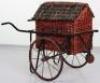 Scarce Tri-ang G.P.O Wicker Three Wheel Delivery Cart, circa 1940 - 3