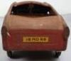 M & G (Morellett & Guerineae) pressed steel Caravelle child’s pedal car, French 1956 - 6