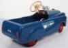 A Mobo pressed steel Police Patrol child’s pedal car, English 1960s - 3