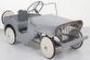 A Tri-ang pressed steel Willie’s Jeep child’s pedal car, English 1960s