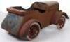 A scarce Leeway barn find pressed steel child’s Saloon pedal car, English 1940s - 5