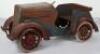 A scarce Leeway barn find pressed steel child’s Saloon pedal car, English 1940s - 7