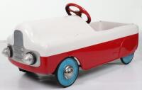 A Tri-ang pressed steel Monte Carlo child’s pedal car, English 1950s