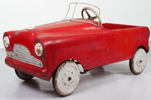 A Tri ang pressed steel child s pedal car English 1960