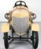 A fine pressed metal and wooden 1920s style Mercedes two-seater child’s chain driven pedal car, European 1950s - 2
