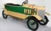 A fine pressed metal and wooden 1920s style Mercedes two-seater child’s chain driven pedal car, European 1950s - 5