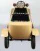 A fine pressed metal and wooden 1920s style Mercedes two-seater child’s chain driven pedal car, European 1950s - 9