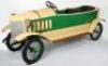 A fine pressed metal and wooden 1920s style Mercedes two-seater child’s chain driven pedal car, European 1950s - 11