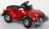 A pressed steel child’s VW Beetle pedal car, probably English circa 1970 - 3