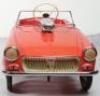 A Tri-ang Toys rare and early hard plastic MG Midget child’s pedal Sports car, English released 1963 - 3