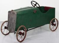 A Lines Bro Ltd wooden child’s pedal car, English 1920s