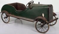 A Tri-ang pressed steel Vauxhall child’s pedal car, English circa 1940