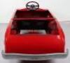 A good and rare two-seater pressed steel child’s pedal car, European circa 1970 - 8