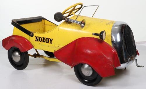 A Tri-ang pressed steel Noddy child’s pedal car, English 1960s