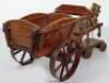 A Lines Brothers carved wooden horse and Hay wagon, late 19th century - 6