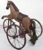 A rare child’s hand propelled chain driven mechanical sit on tricycle horse, French 19th century - 6