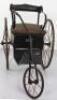 German aluminium, wood and steel three-wheel perambulator, late 19th century - 3