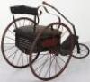 German aluminium, wood and steel three-wheel perambulator, late 19th century - 4