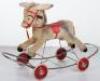 A Glordani child’s pull-along/rocking donkey, Italian 1960s - 2