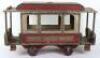 Large wooden pull-along passenger Tram car, early 20th century - 3