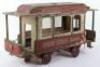 Large wooden pull-along passenger Tram car, early 20th century - 4