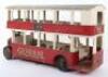 Lines Brothers wooden Double Decker General bus with electric interior light, 1920s - 3