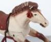 A Marx style moulded plastic medium size child’s Rocking horse, 1960s - 4