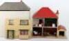 Two wooden child’s dolls houses, 1920s/30s - 4