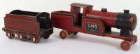 Lines Brothers wooden pull-along locomotive, early 1920