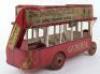 Lines Brothers wooden Double Decker open top General bus, early 1920s - 3