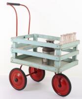 Medium Tri-ang Toy Dairy Cart, 1950s