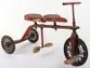 Tri-ang child’s scarce tandem tricycle, circa 1940,