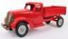 A Buddy L pressed steel tipper truck, American 1950s
