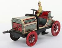 Hess tinplate two-seater open tourer, German circa 1905