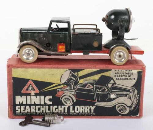 Boxed Tri-ang Minic pre-war Searchlight Lorry