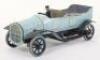 Bing tinplate clockwork open top Motor car, German circa 1910