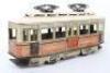 A Gunthermann tinplate clockwork tram, German 1920s - 2