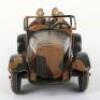 Tippco camouflaged clockwork Army car, German 1930s - 2