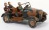Tippco camouflaged clockwork Army car, German 1930s - 3