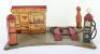 Marx (USA) tinplate Sunny Side Service Station forecourt, circa 1930