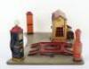 Marx (USA) tinplate Sunny Side Service Station forecourt, circa 1930 - 4
