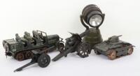 Tippco tinplate clockwork half-track, German 1930s