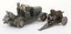 Tippco tinplate clockwork Army car and gun, German 1930s - 3