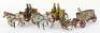 Two military tinplate horse drawn Penny Toys, German 1930s