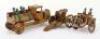 Military Army truck, Limber and Gun Penny toys, German 1930s - 3