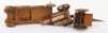 Military Army truck, Limber and Gun Penny toys, German 1930s - 4