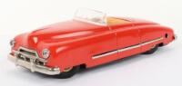 JNF tinplate clockwork open top Telecar, German 1950s