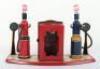 Marx (USA) tinplate Petrol pumps, circa 1930 - 3