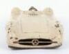 Friction driven tinplate Mercedes Racing car, Western Germany 1950s - 3