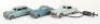 Three tinplate Motor cars, German 1950s
